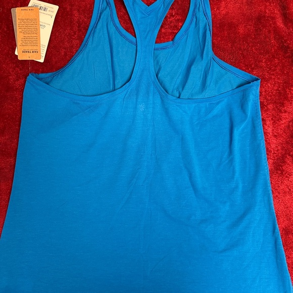 Athleta Blue Power Up Tank Top. Size L. NWT - Picture 2 of 5